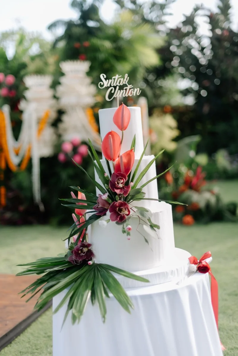 Tropical Paradise floral styling