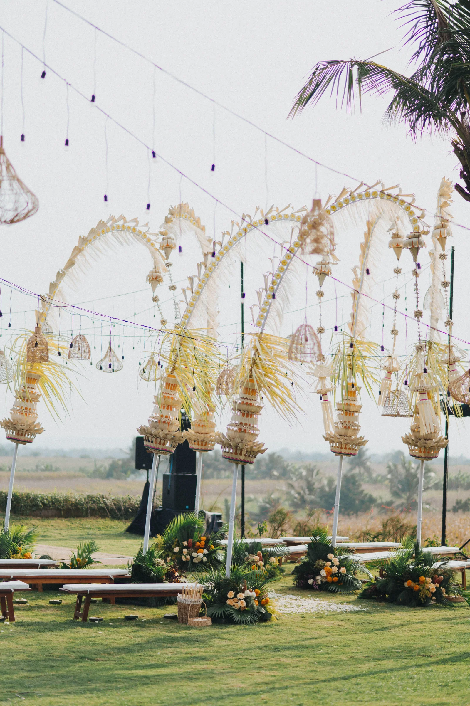 Vibrant Tradition reception tablescape